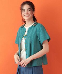 Jocomomola / ホコモモラ シャツ・ブラウス | Raya ネック刺繍ブラウス