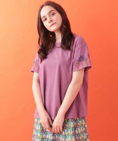 Jocomomola / ホコモモラ カットソー | コットンフラワーTシャツ