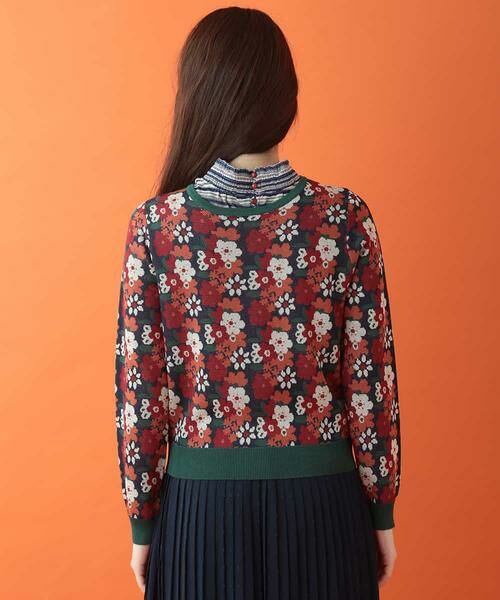 Jocomomola / ホコモモラ ニット・セーター | 【前後着用OK】LINEA DE FLORES ニットプルオーバー | 詳細2