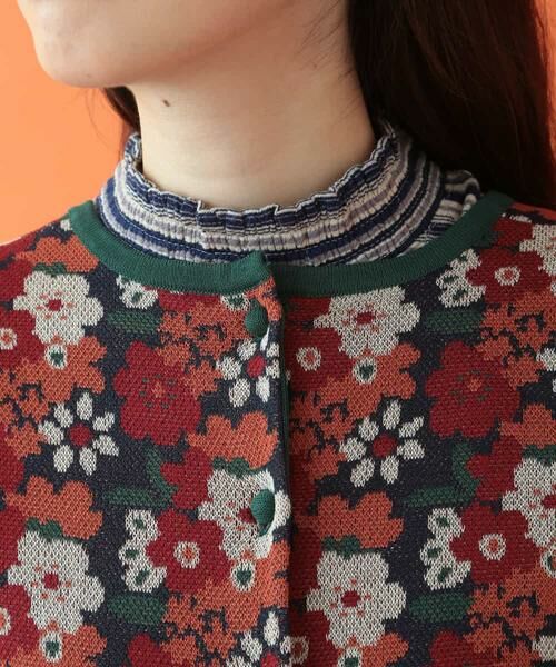 Jocomomola / ホコモモラ ニット・セーター | 【前後着用OK】LINEA DE FLORES ニットプルオーバー | 詳細3