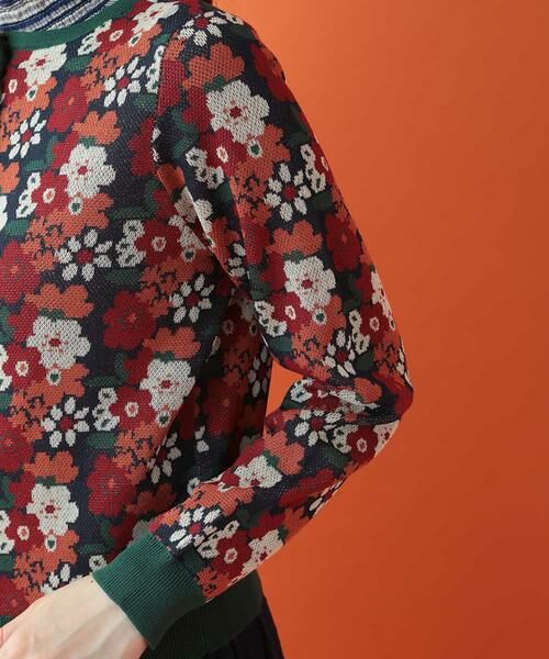 Jocomomola / ホコモモラ ニット・セーター | 【前後着用OK】LINEA DE FLORES ニットプルオーバー | 詳細4