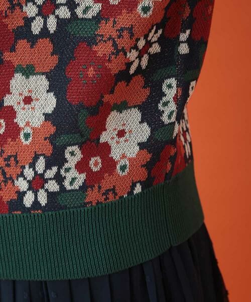 Jocomomola / ホコモモラ ニット・セーター | 【前後着用OK】LINEA DE FLORES ニットプルオーバー | 詳細5