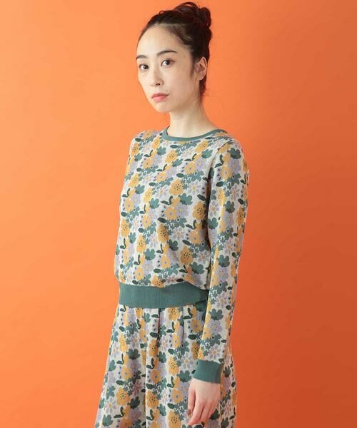 Jocomomola / ホコモモラ ニット・セーター | 【前後着用OK】LINEA DE FLORES ニットプルオーバー | 詳細8