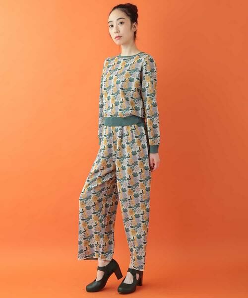 Jocomomola / ホコモモラ ニット・セーター | 【前後着用OK】LINEA DE FLORES ニットプルオーバー | 詳細9