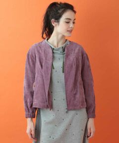 Jocomomola / ホコモモラ ノーカラージャケット | コーデュロイジャケット