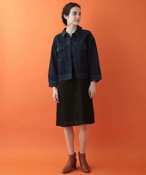 Jocomomola / ホコモモラ その他アウター | ポイント刺繍デニムジャケット | 詳細9
