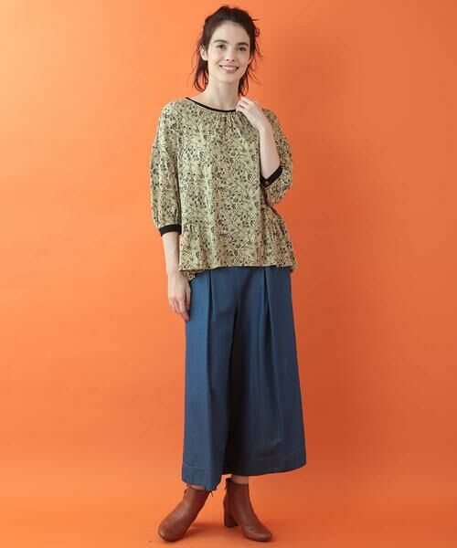 Jocomomola / ホコモモラ カットソー | フロールコミック　フラワープリントトップス | 詳細7