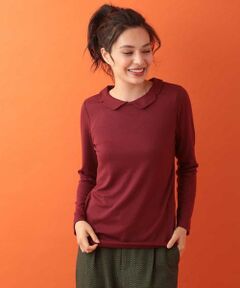 Jocomomola / ホコモモラ カットソー | ペタルカラーカットソー