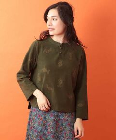 Jocomomola / ホコモモラ カットソー | じょおう と とり 起毛プルオーバー