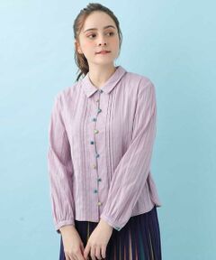 Jocomomola / ホコモモラ シャツ・ブラウス | カラミレースブラウス