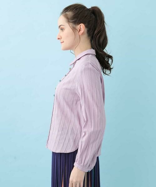 Jocomomola / ホコモモラ シャツ・ブラウス | カラミレースブラウス | 詳細1