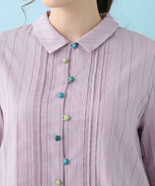 Jocomomola / ホコモモラ シャツ・ブラウス | カラミレースブラウス | 詳細3