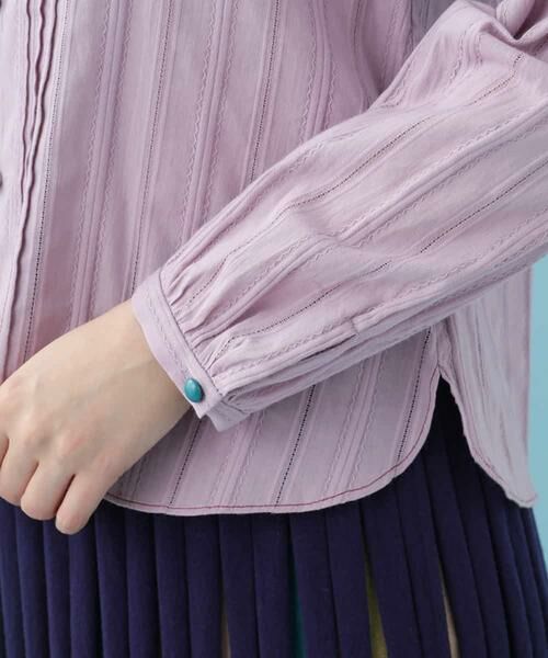 Jocomomola / ホコモモラ シャツ・ブラウス | カラミレースブラウス | 詳細4