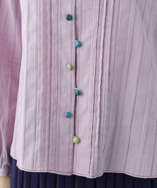 Jocomomola / ホコモモラ シャツ・ブラウス | カラミレースブラウス | 詳細6