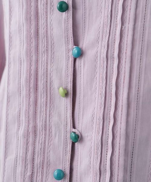 Jocomomola / ホコモモラ シャツ・ブラウス | カラミレースブラウス | 詳細7