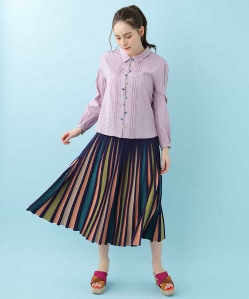 Jocomomola / ホコモモラ シャツ・ブラウス | カラミレースブラウス | 詳細8