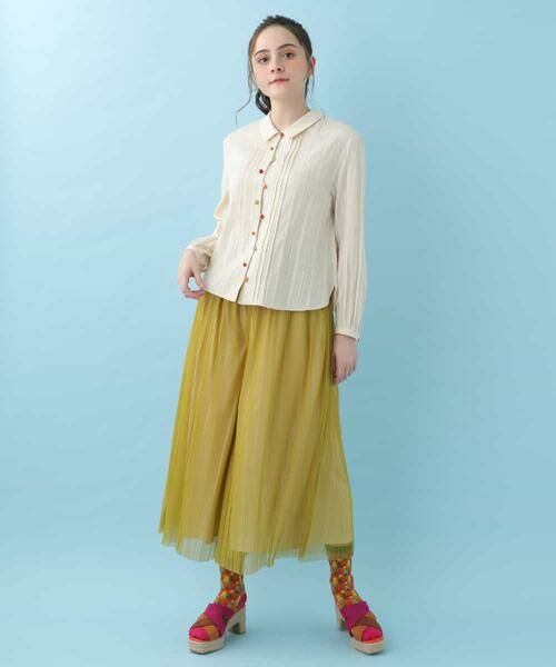 Jocomomola / ホコモモラ シャツ・ブラウス | カラミレースブラウス | 詳細9