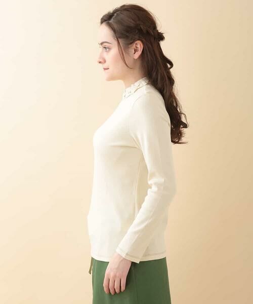 Jocomomola / ホコモモラ カットソー | コットンモダールインナートップ | 詳細1