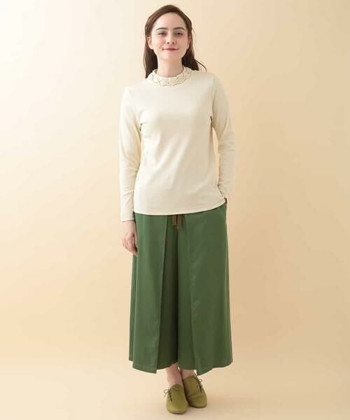 Jocomomola / ホコモモラ カットソー | コットンモダールインナートップ | 詳細8