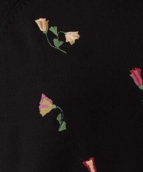Jocomomola / ホコモモラ ニット・セーター | フラワー刺繍ニットプルオーバー | 詳細6