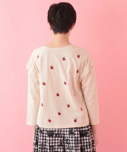 Jocomomola / ホコモモラ カットソー | 王様のりんご　刺繍カットソー | 詳細2