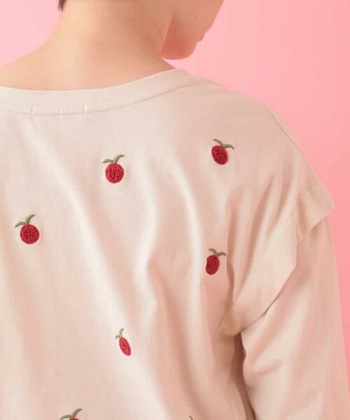 Jocomomola / ホコモモラ カットソー | 王様のりんご　刺繍カットソー | 詳細4