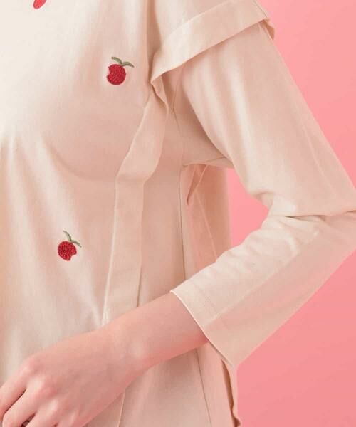 Jocomomola / ホコモモラ カットソー | 王様のりんご　刺繍カットソー | 詳細5