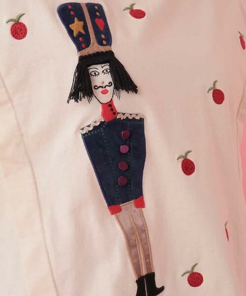 Jocomomola / ホコモモラ カットソー | 王様のりんご　刺繍カットソー | 詳細7