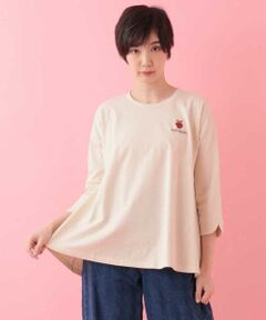 Jocomomola / ホコモモラ カットソー | 王様のりんご　デザイン刺繍カットソー