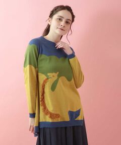 Jocomomola / ホコモモラ ニット・セーター | ANIMALニットプルオーバー