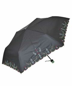 【晴雨兼用】木馬モチーフ刺繍折りたたみ傘
