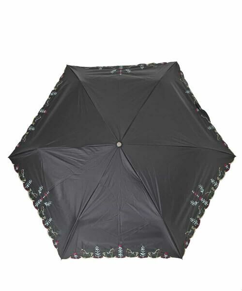 Jocomomola / ホコモモラ 傘 | 【晴雨兼用】木馬モチーフ刺繍折りたたみ傘 | 詳細4
