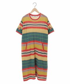 Jocomomola / ホコモモラ ロング・マキシ丈ワンピース | Escodite マルチボーダーワンピース