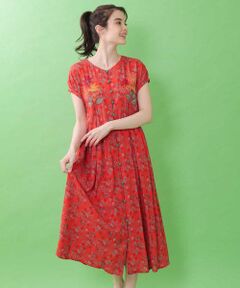 Jocomomola / ホコモモラ ロング・マキシ丈ワンピース | Collage フラワープリントワンピース