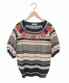 Jocomomola / ホコモモラ ニット・セーター | Escodite マルチボーダーニット