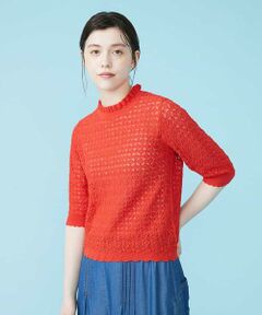 Jocomomola / ホコモモラ ニット・セーター | Peonzas コマモチーフニットプルオーバー