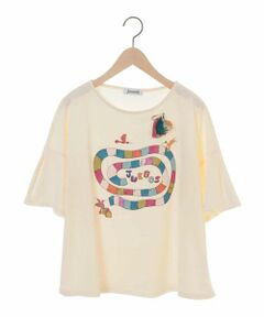 JUEGOS スゴロク柄Tシャツ