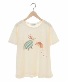 Jocomomola / ホコモモラ カットソー | JUEGOS 鳥モチーフTシャツ