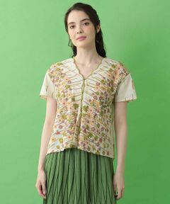 Jocomomola / ホコモモラ シャツ・ブラウス | Arriate フラワー刺繍ブラウス