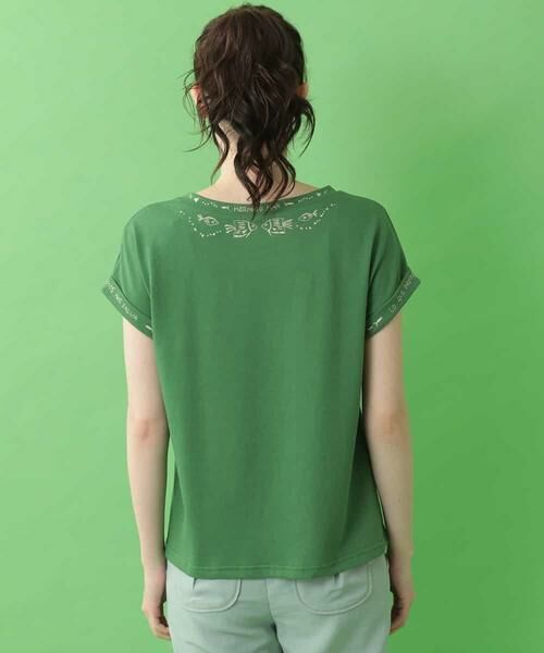 Jocomomola / ホコモモラ カットソー | Mar 海中モチーフポイント刺繍カットソー | 詳細8