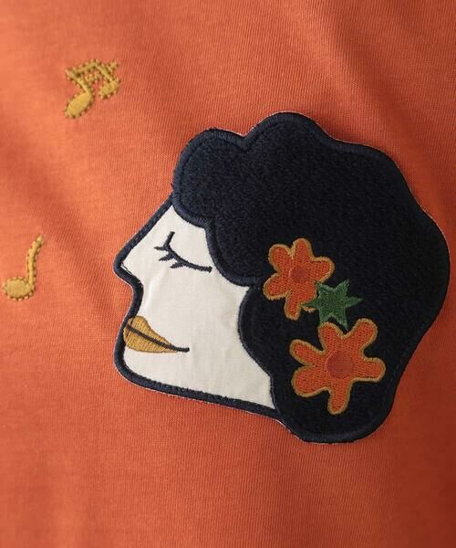 Jocomomola / ホコモモラ カットソー | Carnaval 刺繍アップリケカットソー | 詳細6