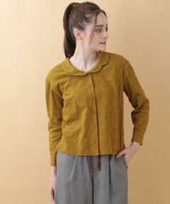 Jocomomola / ホコモモラ シャツ・ブラウス | flores alineadas フラワー刺繍ブラウス