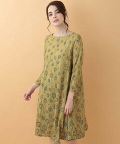 Jocomomola / ホコモモラ ロング・マキシ丈ワンピース | Somos ハートフラワープリントワンピース