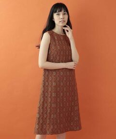 Jocomomola / ホコモモラ ロング・マキシ丈ワンピース | Diamante ジャカードワンピース