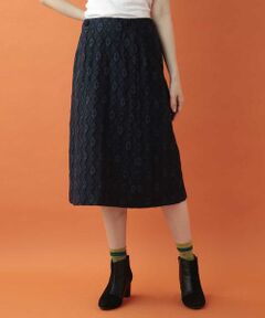 Jocomomola / ホコモモラ ミニ・ひざ丈スカート | Diamante ジャカードスカート