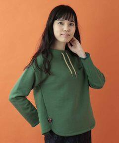 Jocomomola / ホコモモラ カットソー | 刺繍デザインスウェットプルオーバー