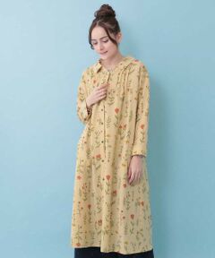 Jocomomola / ホコモモラ ロング・マキシ丈ワンピース | ギンガムチェックフラワーワンピース