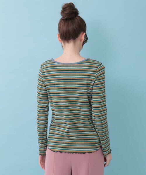 Jocomomola / ホコモモラ カットソー | マルチボーダーカットソー | 詳細2