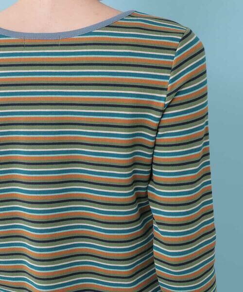Jocomomola / ホコモモラ カットソー | マルチボーダーカットソー | 詳細3
