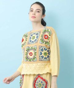 Jocomomola / ホコモモラ ニット・セーター | Helados クロッシェプルオーバー